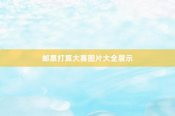 邮票打算大赛图片大全展示